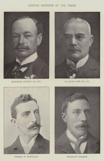 Membres éminents du commerce des épiciers (photo n/b) - English Photographer