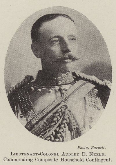 Lieutenant-colonel Audley D Neeld, commandant le contingent composite de la maison - English Photographer