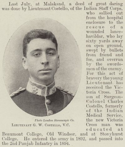 Lieutenant G W Costello, VC - English Photographer