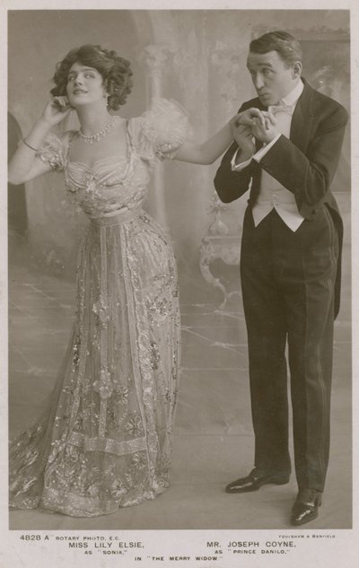 Lily Elsie et Joseph Coyne dans La Veuve Joyeuse - English Photographer