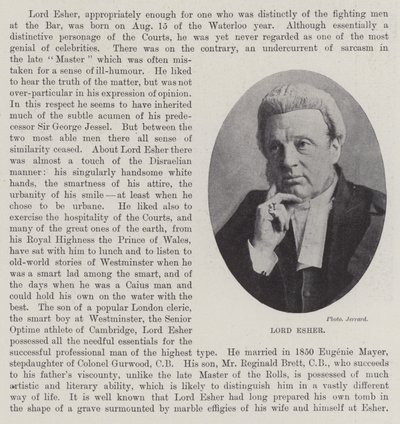 Lord Esher - English Photographer