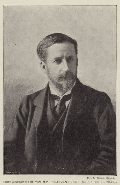 Lord George Hamilton, MP, président du conseil scolaire de Londres - English Photographer