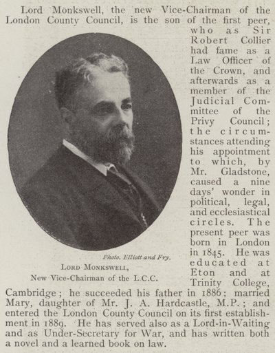 Lord Monkswell, nouveau vice-président du LCC - English Photographer