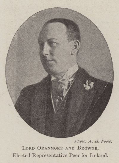 Lord Oranmore et Browne, élu pair représentant pour l