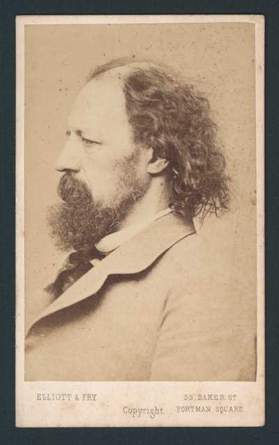 Lord Tennyson, carte de visite - English Photographer