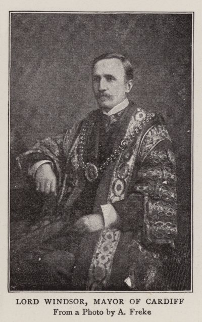 Lord Windsor, Maire de Cardiff - English Photographer