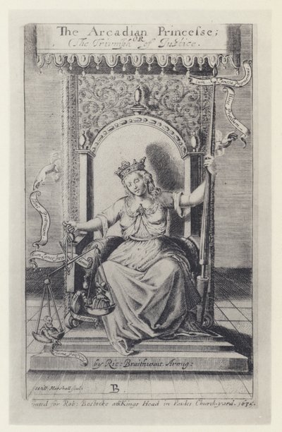 M Silesio, La Princesse Arcadienne, Tr R Brathwait, T Harper pour Bostocke 1635 - English Photographer