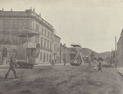 Rue Macquarie, vue depuis la Cathédrale, Hobart - English Photographer