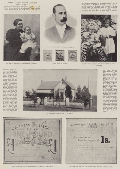 Mafeking, son maire et son argent de siège - English Photographer