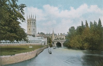 Magdalen, depuis le Cherwell - English Photographer
