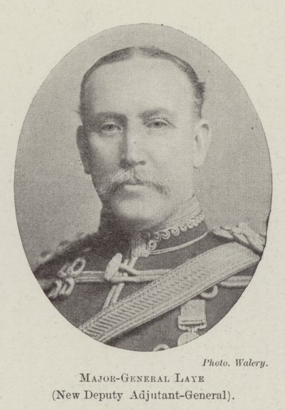 Major-général Laye, nouveau sous-adjudant général - English Photographer