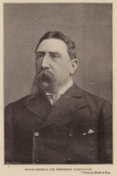 Major-Général Sir Frederick Carrington - English Photographer