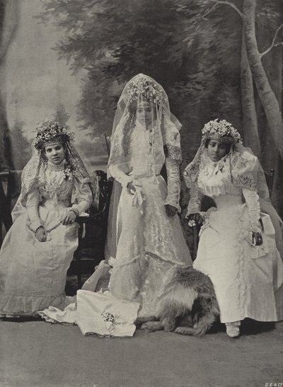 Mariée malaise et demoiselles d
