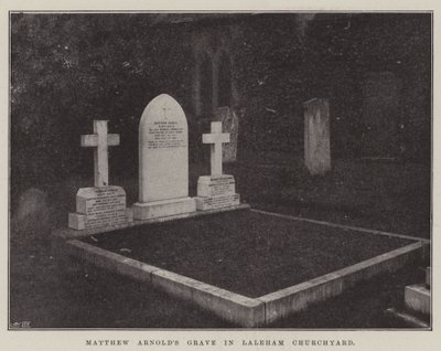 La tombe de Matthew Arnold dans le cimetière de l