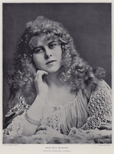 May Marton, actrice burlesque anglaise - English Photographer