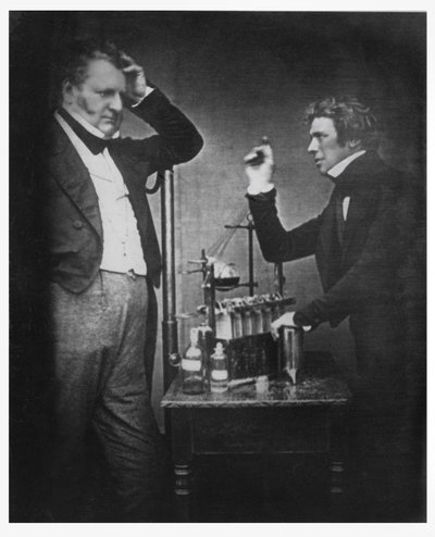 Michael Faraday (1791-1867) et John Frederic Daniell (1790-1845) (photo) - English Photographer