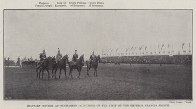 Revue militaire à Bucarest en l