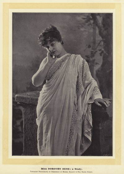 Mlle Dorothy Dene : une étude - English Photographer