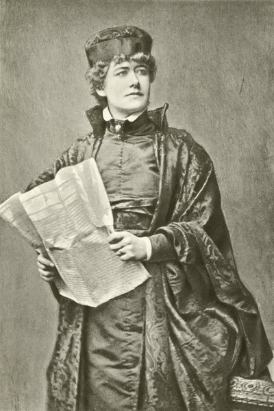 Miss Ellen Terry en Portia (gravure) - English Photographer