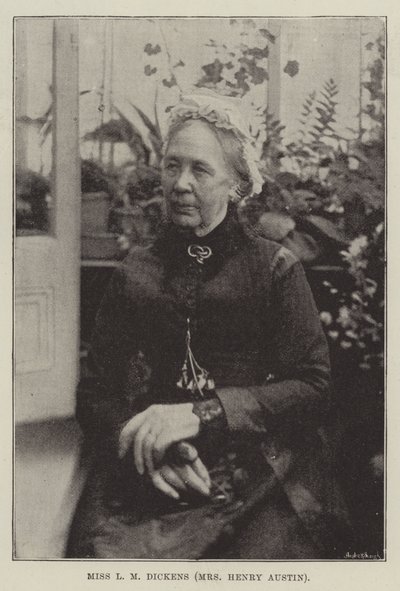 Mlle L M Dickens (Mme Henry Austin) - English Photographer