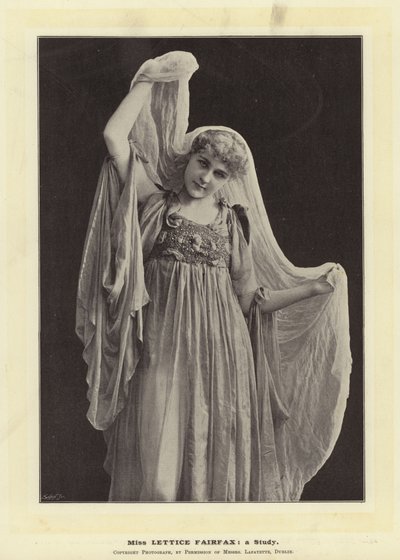 Mlle Lettice Fairfax : une étude - English Photographer