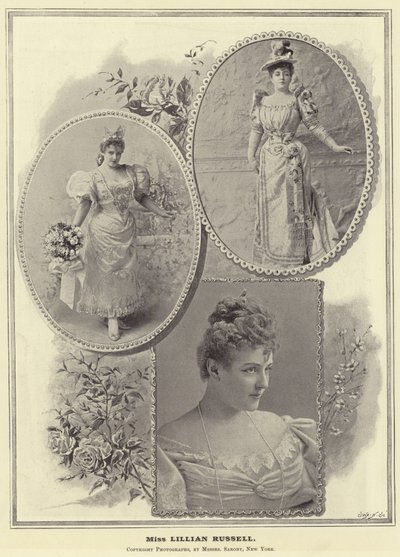 Mlle Lillian Russell - English Photographer