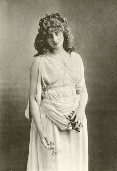 Miss Mary Anderson en Perdita (gravure) - English Photographer