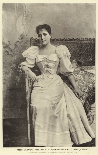 Mlle Maude Millet : un souvenir de Liberty Hall - English Photographer