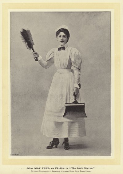 Mlle May Yohe, en Phyllis, dans The Lady Slavey - English Photographer