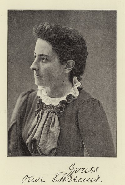 Mlle Olive Schreiner - English Photographer