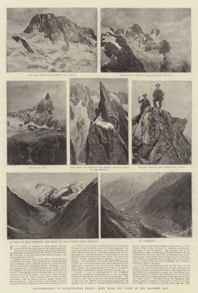 Alpinisme dans le sud-ouest de la France, quelques pics et cols dans les Alpes du Dauphiné - English Photographer