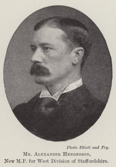 M. Alexander Henderson, nouveau député pour la division ouest du Staffordshire - English Photographer