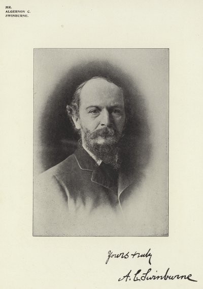 M. Algernon C Swinburne - English Photographer