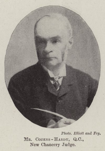 M. Cozens-Hardy, QC, nouveau juge de la chancellerie - English Photographer