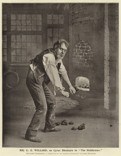 M. E S Willard, en tant que Cyrus Blenkarn dans The Middleman - English Photographer
