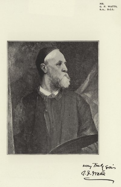 M. G F Watts, RA, DCL - English Photographer