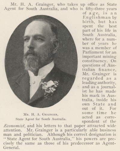 M. H.A. Grainger, agent d