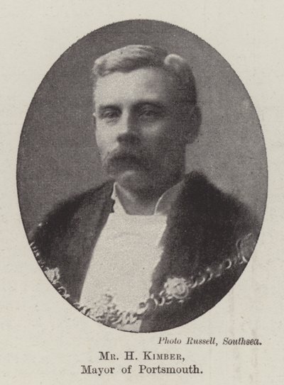 M. H Kimber, maire de Portsmouth - English Photographer