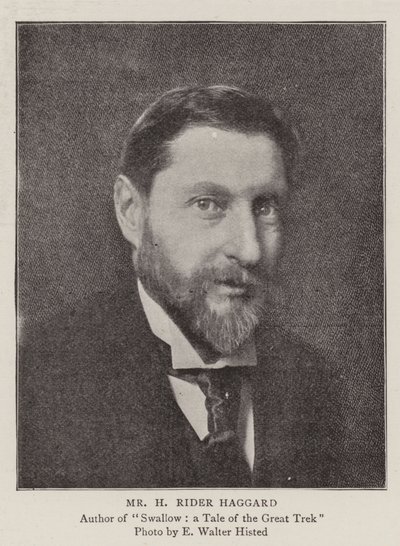 M. H Rider Haggard, les auteurs de notre nouveau feuilleton - English Photographer