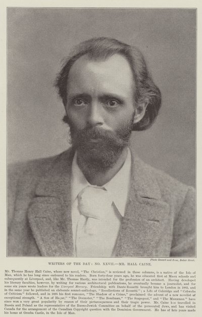 M. Hall Caine - English Photographer