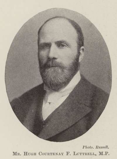 M. Hugh Courtenay F Luttrell, MP - English Photographer