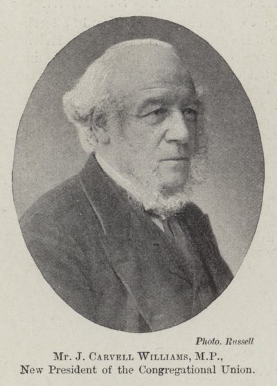 M. J Carvell Williams, MP, nouveau président de l