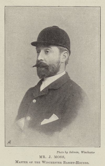 M. J Moss, maître des bassets de Winchester - English Photographer