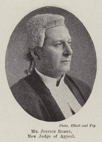 M. Justice Romer, nouveau juge d