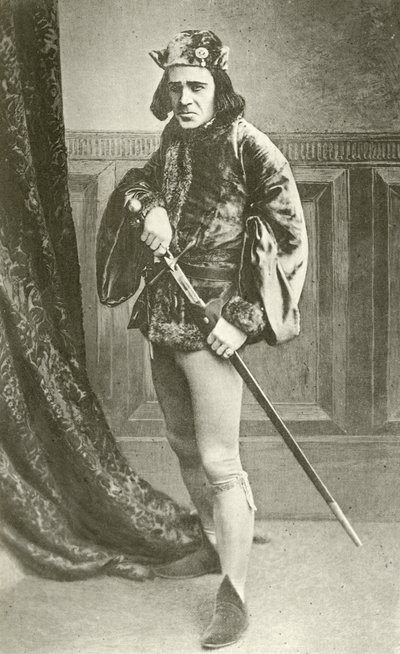 M. Richard Mansfield en Richard III (gravure) - English Photographer
