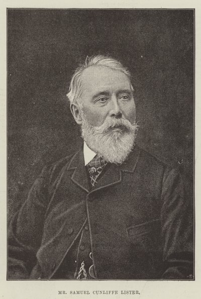 M. Samuel Cunliffe Lister - English Photographer