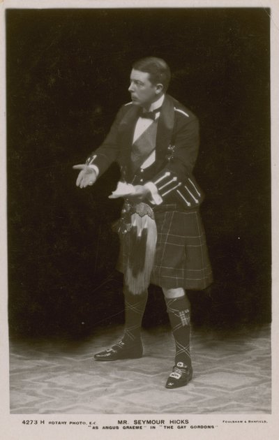 M. Seymour Hicks, comme Angus Graeme dans The Gay Gordons - English Photographer