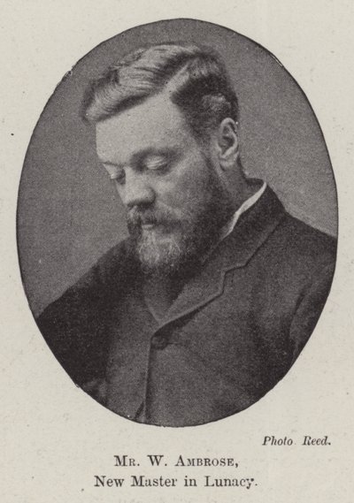 M. W. Ambrose, nouveau maître en aliénation mentale - English Photographer