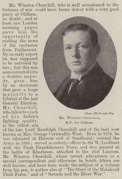 M. Winston Churchill, député de Oldham - English Photographer