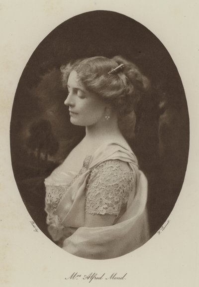 Mme Alfred Mond (photo n/b) - English Photographer
